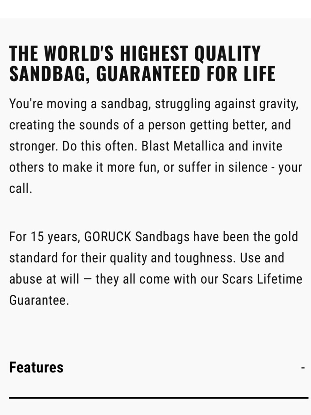 GoRuck 40 & 60lb sandbags - Picture 11 of 12